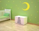 Moon and Stars Nursery Children Sticker